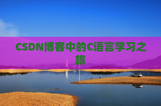 CSDN博客中的C语言学习之旅